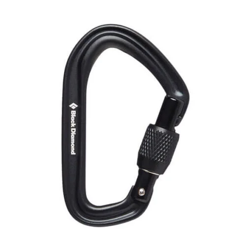 Mosquetón Hotforge Screwgate Negro