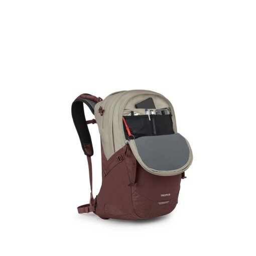 TROPOS MOCHILA PARA USO DIARIO COLOR SAWDUST TAN/RAISIN - Imagen 2
