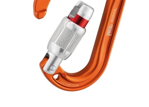 ROCHA MOSQUETÓN ASIMÉTRICO SCREW-LOCK ORANGE - Imagen 4
