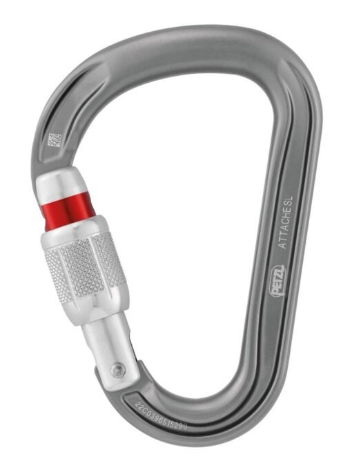 ATTACHE MOSQUETÓN SCREW-LOCK GREY