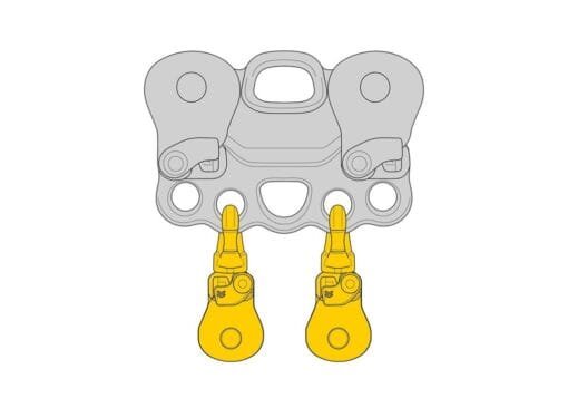 SPIN S1 OPEN, POLEA SIMPLE Y COMPACTA DE ALTISIMO RENDIMIENTO CON ESLABÓN GIRATORIO CON CIERRE - Imagen 5