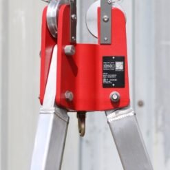 Cast Head Tripod 2 Pulley 2 Anchor – Red – No Webbing Strap
