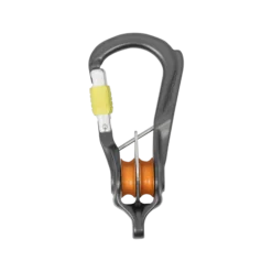 Mosquetón REVOLVER RIG TWIN SCREWGATE LIME