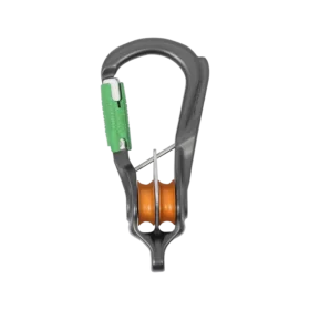 Mosquetón REVOLVER RIG TWIN LOCKSAFE GREY